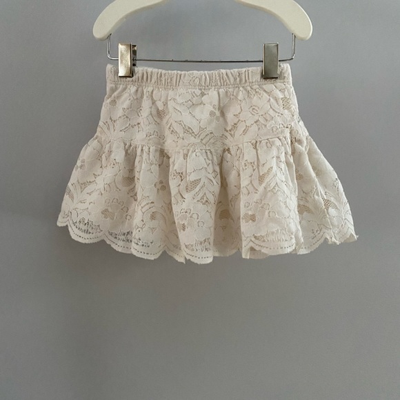 Carter's Floral Lined Lace Skirt Scallop Hem 18 M - Picture 8 of 8
